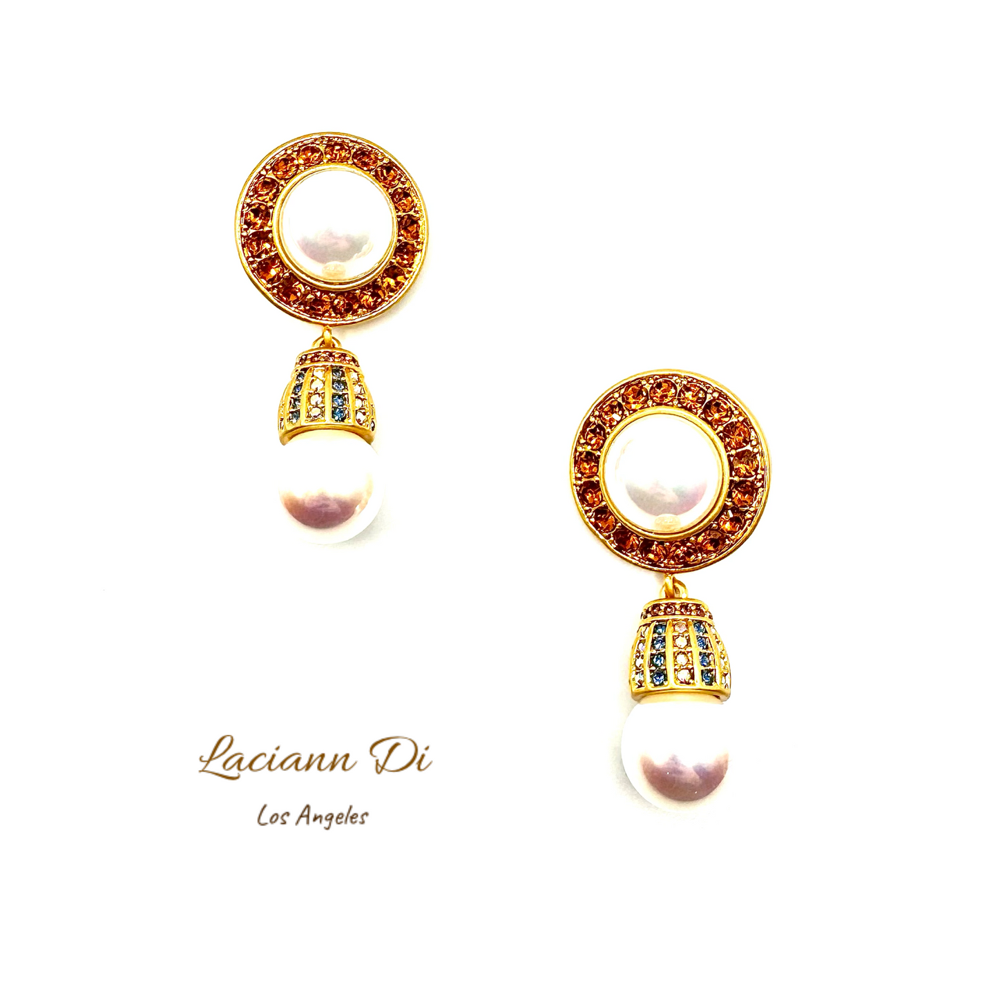 Laciann Di Baroque Palace Pearl Earrings