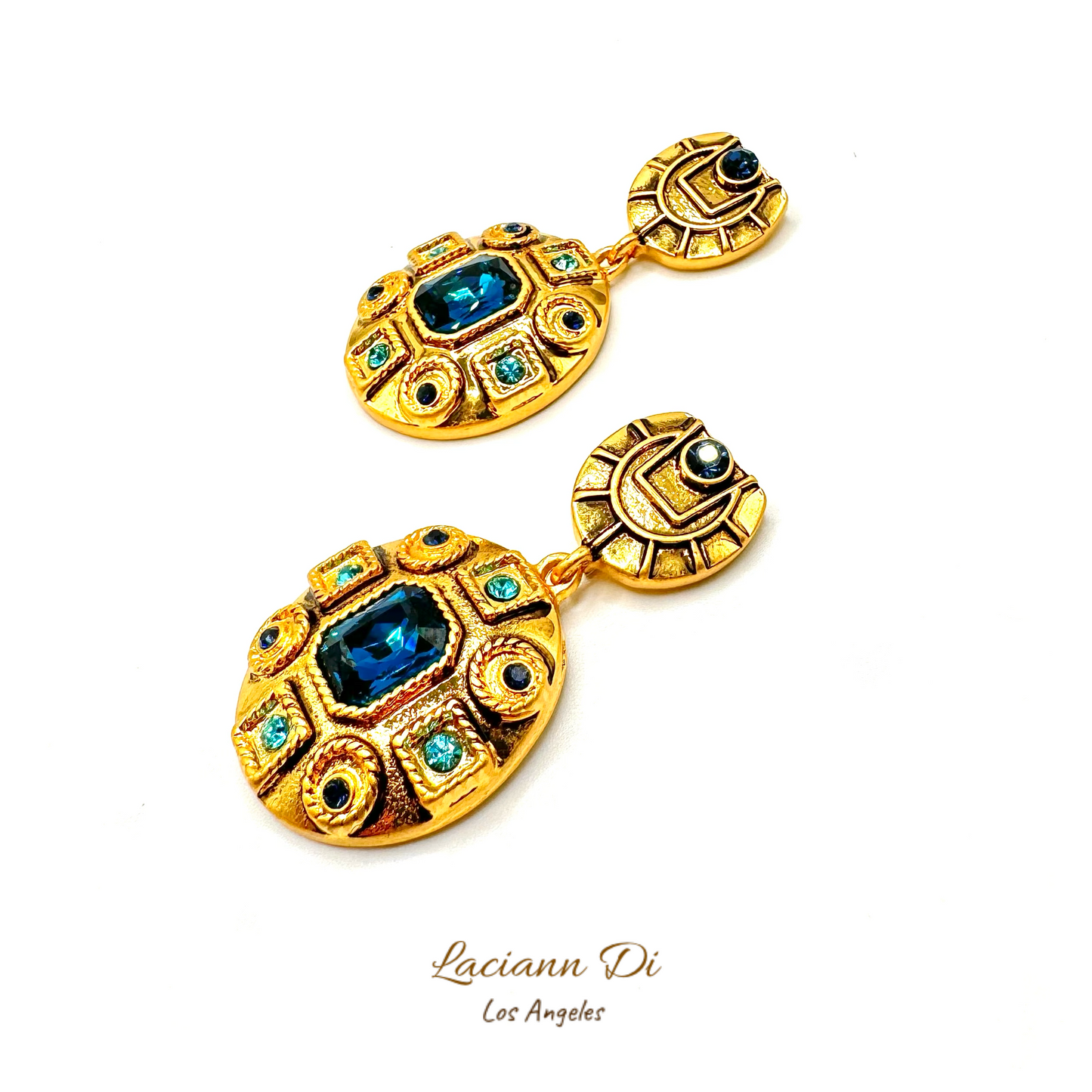 Laciann Di Vintage Palace Gemstone Earrings