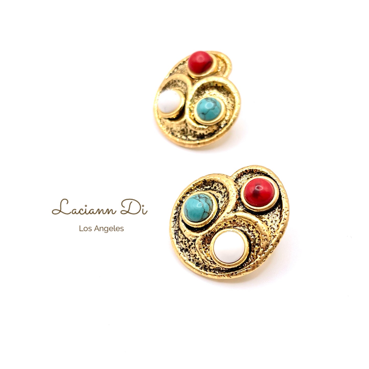 Laciann Di Colorful Turquoise Earrings