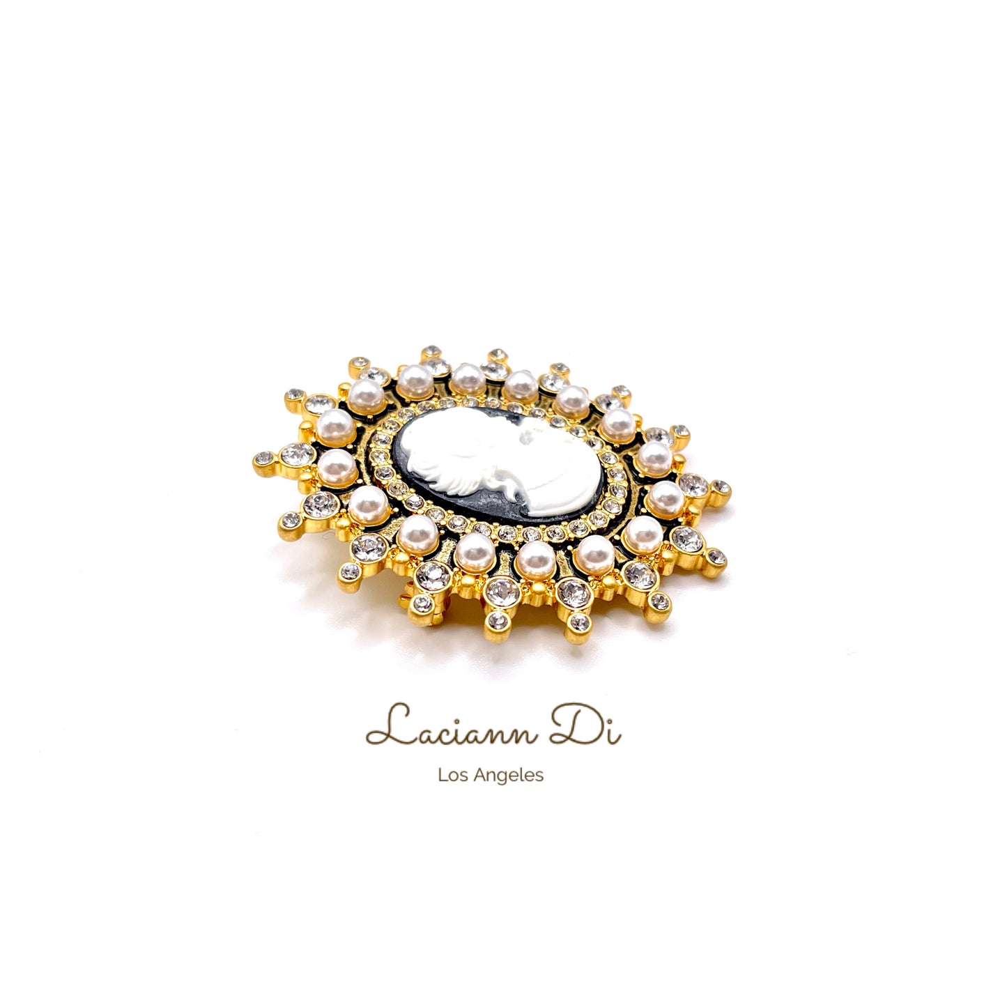 Laciann Di Portrait Brooch