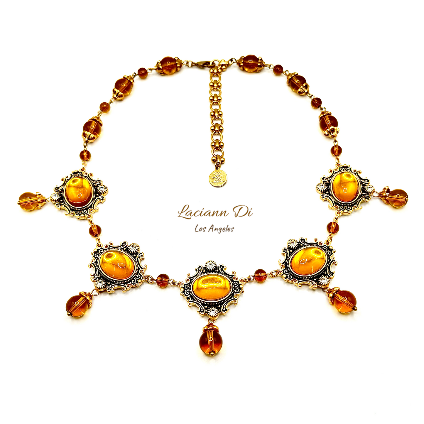 Laciann Di Palace Amber Glaze Necklace