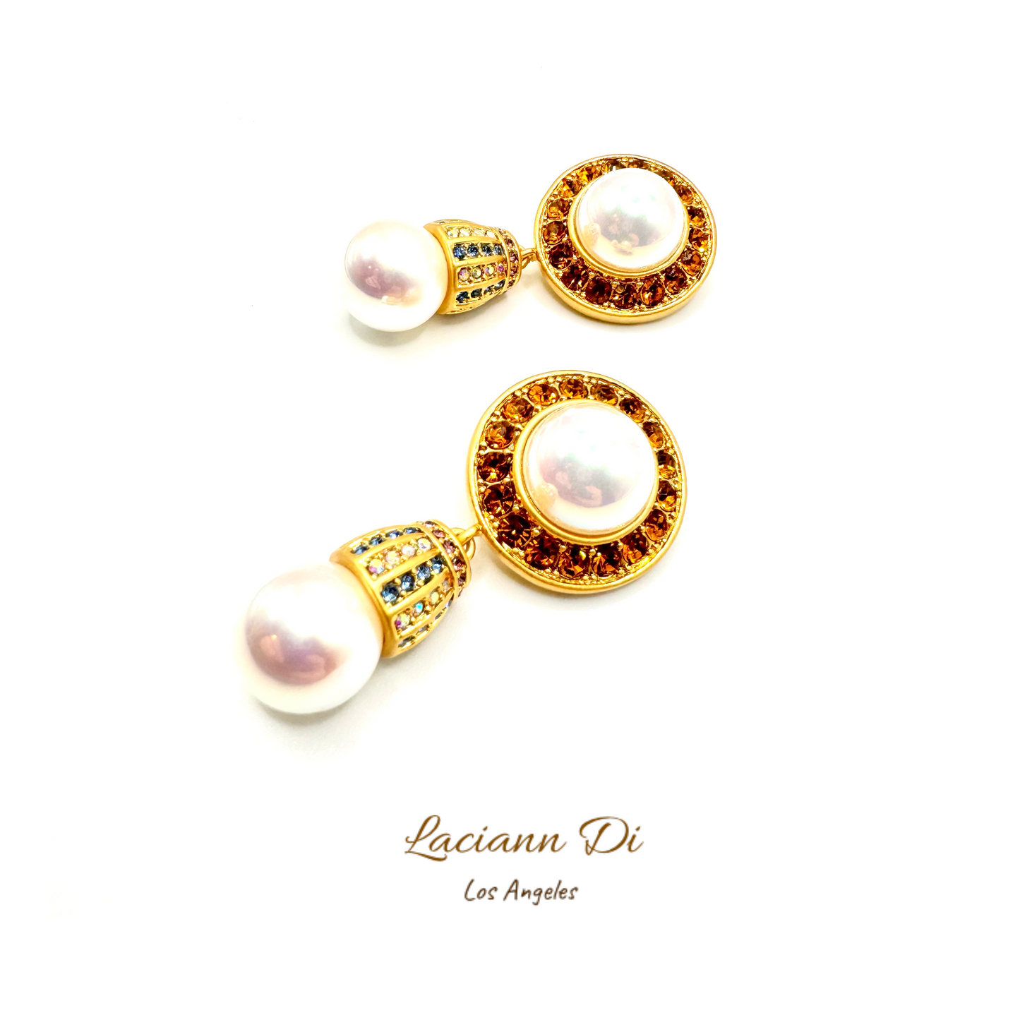 Laciann Di Baroque Palace Pearl Earrings