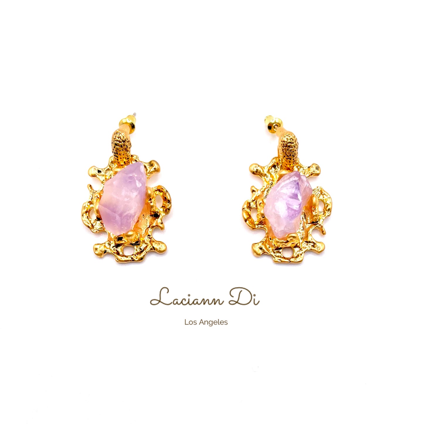 Laciann Di Raw Crystals Earrings