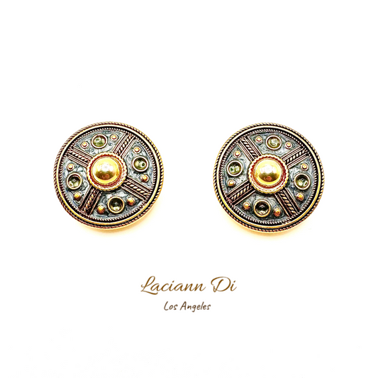 Laciann Di Handcrafted Enamel Pearl Earrings