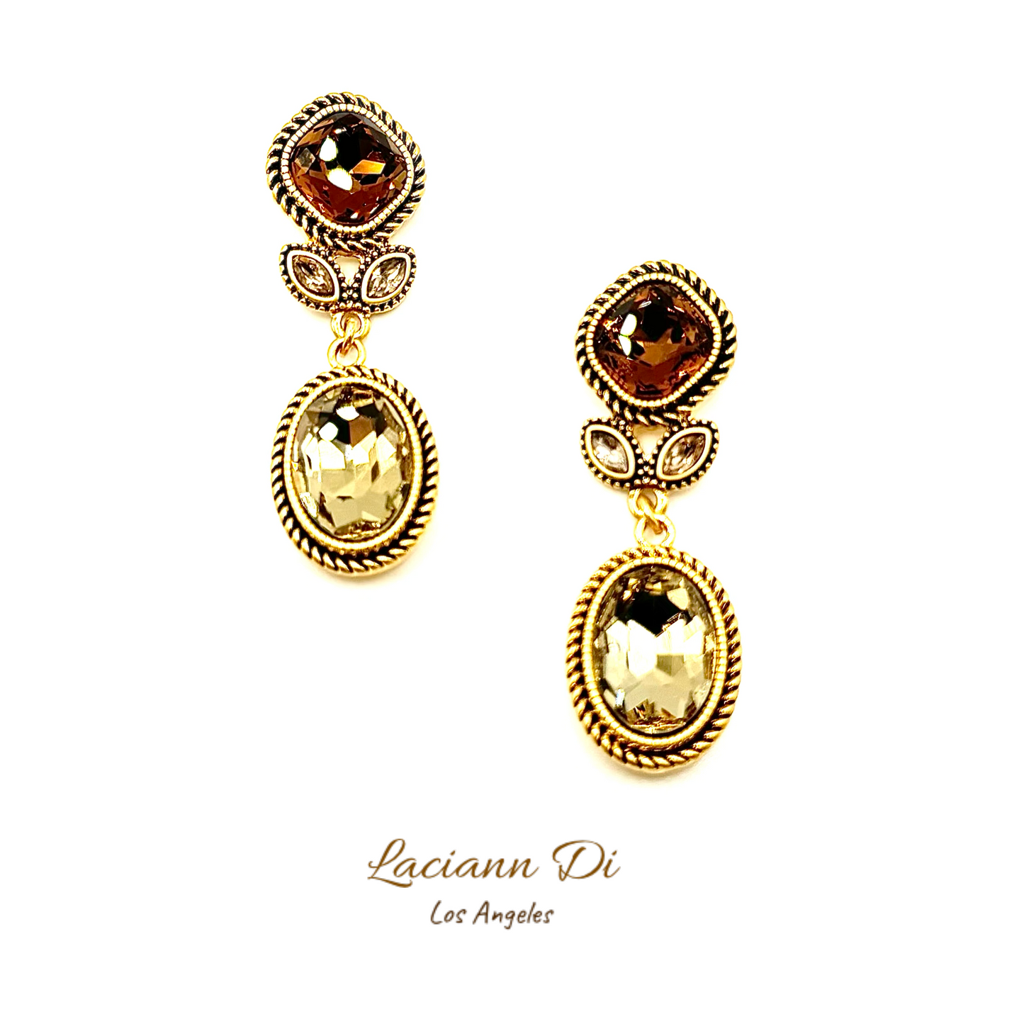 Laciann Di Classic Crystal Earrings