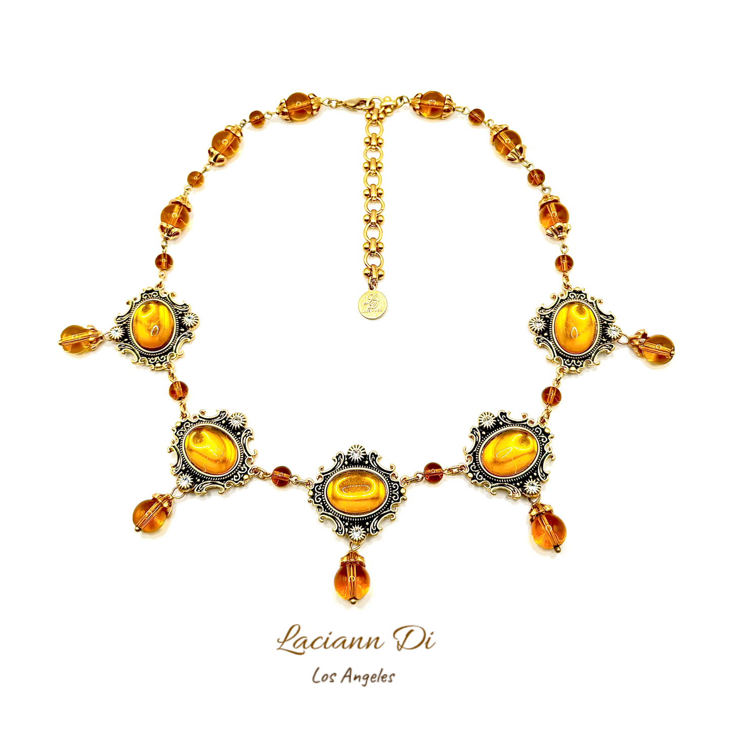 Laciann Di Palace Amber Glaze Necklace