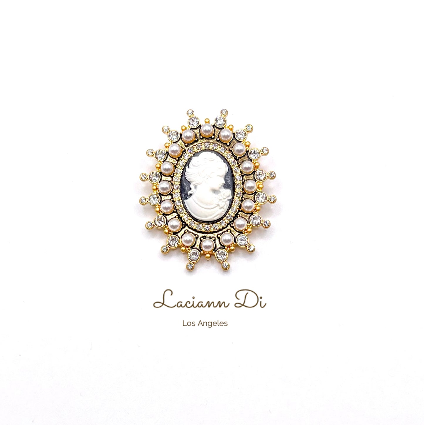 Laciann Di Portrait Brooch