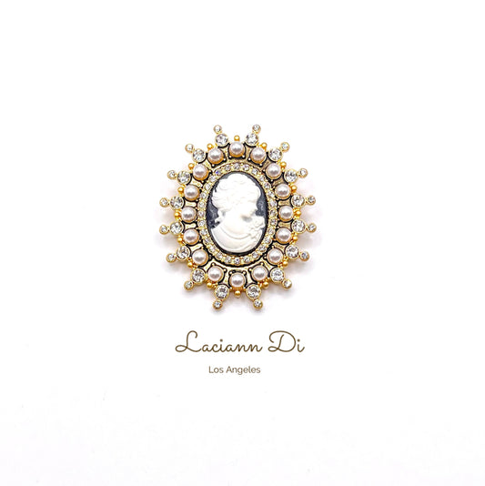 Laciann Di Portrait Brooch