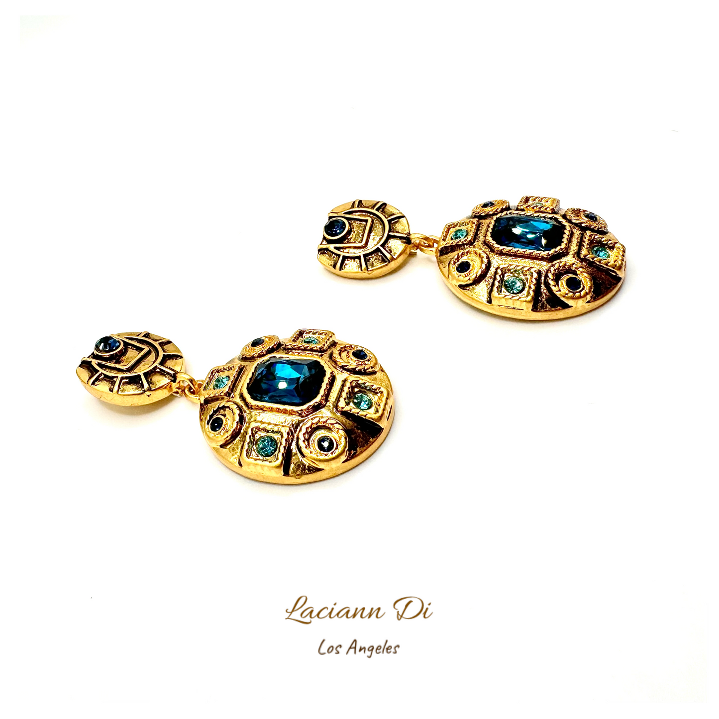 Laciann Di Vintage Palace Gemstone Earrings