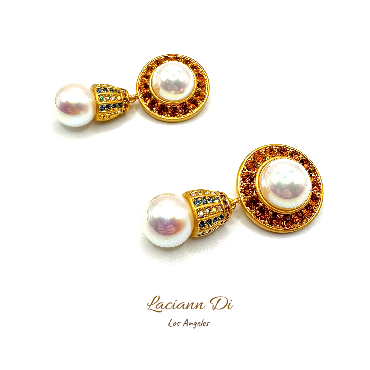 Laciann Di Baroque Palace Pearl Earrings