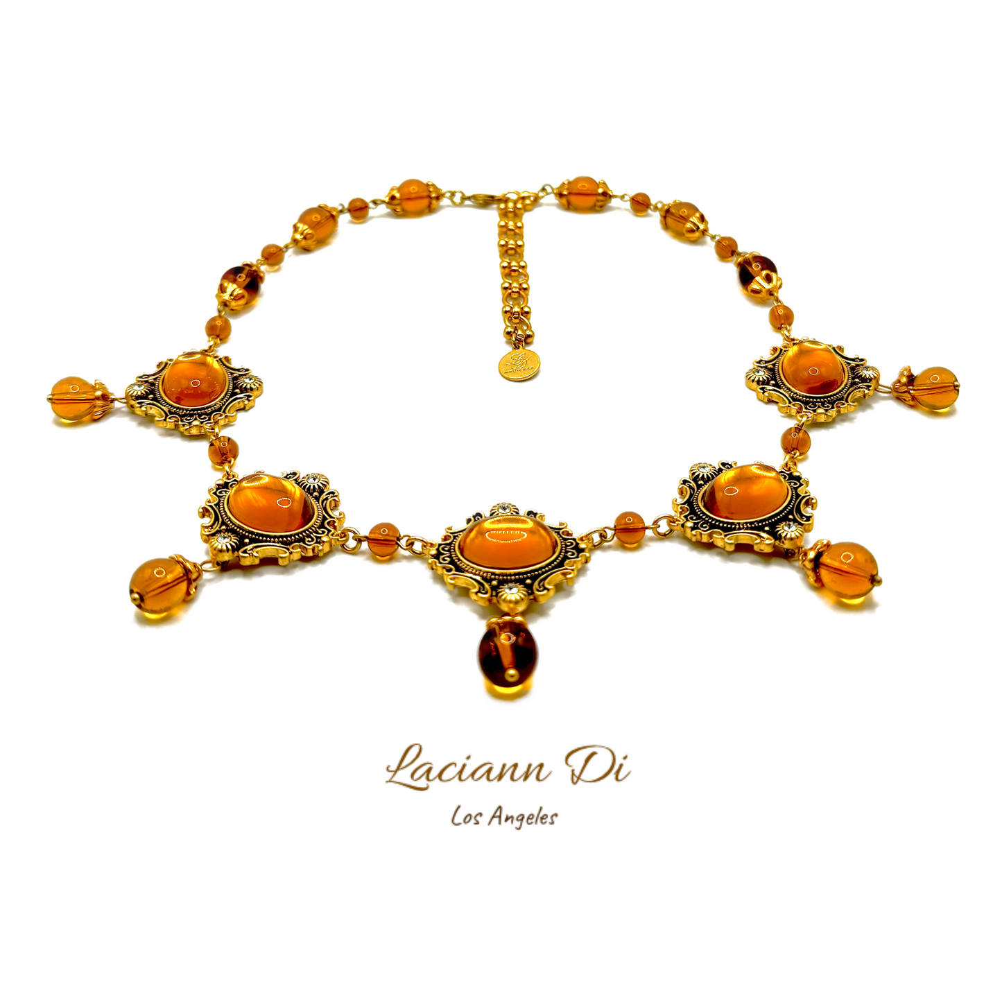 Laciann Di Palace Amber Glaze Necklace