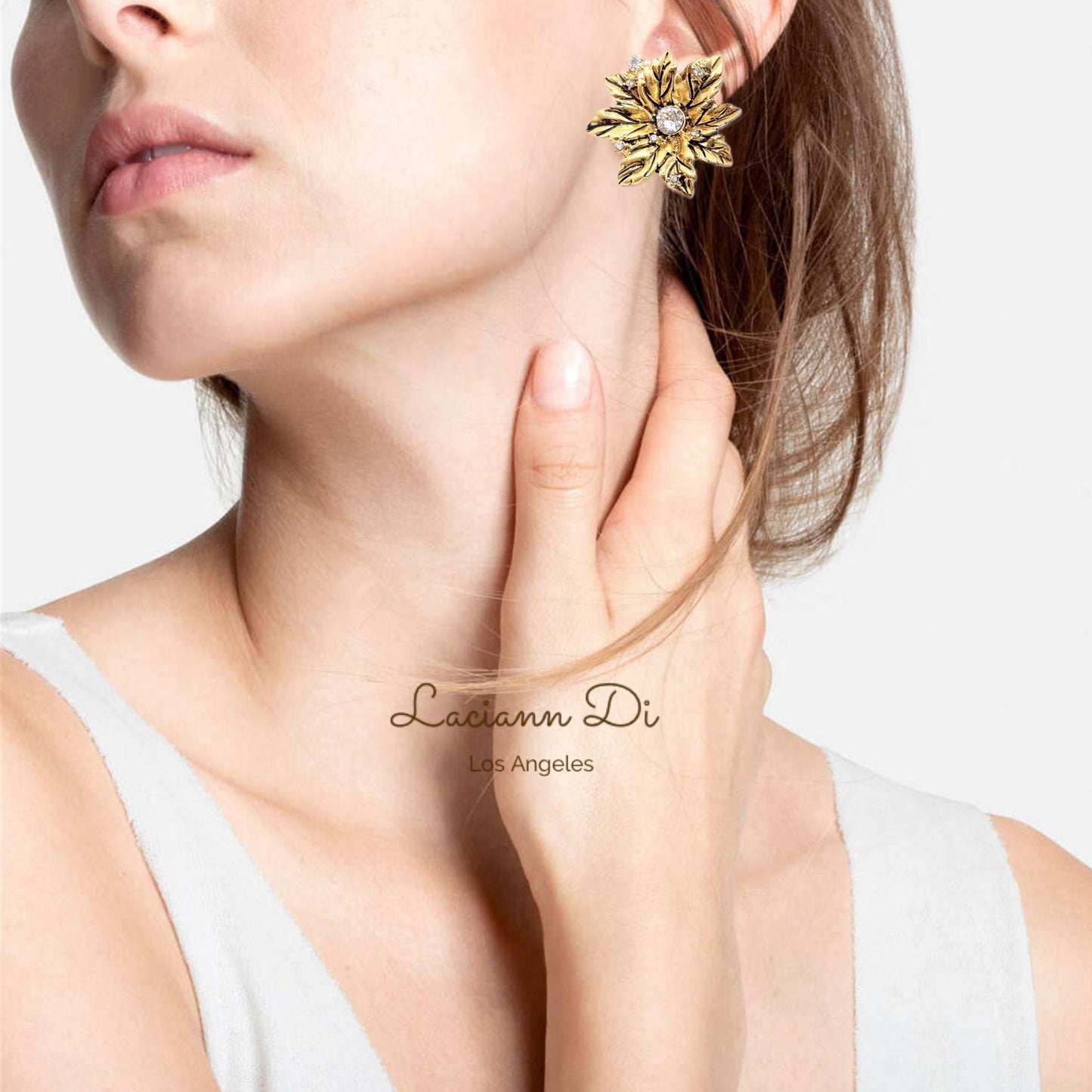 Laciann Di Maple Flower Earrings